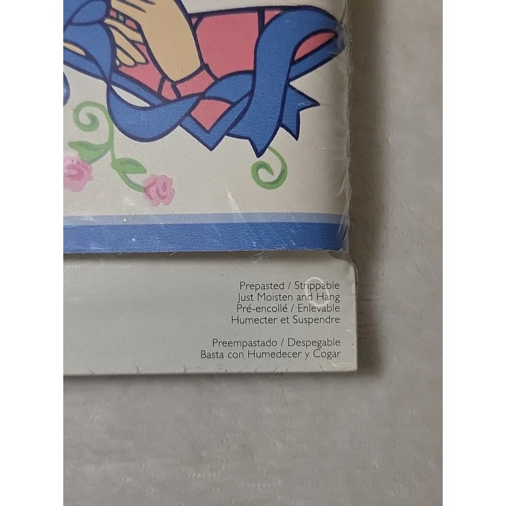 1 Vtg Disney Pretty Princess Blue Wallpaper Border #27121 PrePasted‎ 5YD x 6.75
